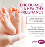 Maxi Health Gomitas Prenatales Orgánicas para Mujeres - Sabor Cereza, 60 Unidades