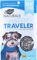 ARK NATURALS Happy Traveler Calming Chews para Perros y Gatos, 75 masticables (56 g)