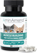 AminAmend Suplemento Muscular para Perros y Gatos Pequeños con CaHMB y Vitamina D3 - 30 Cápsulas