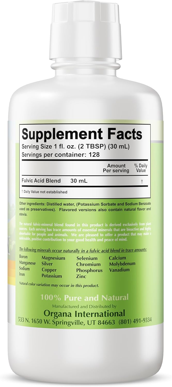 Organa Trace Minerals de NutriNoche - Minerales Coloidales Líquidos, 946 ml