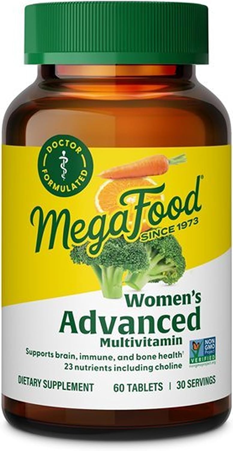 MegaFood Multivitamínico Avanzado para Mujer - 120 Comprimidos (60 Dosis)