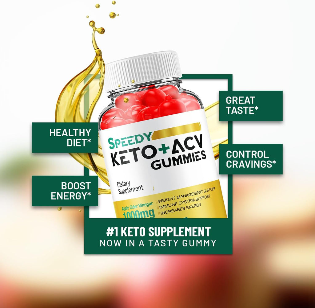 Speedy Keto ACV Gummies - 2 Pack (120 Gominolas)