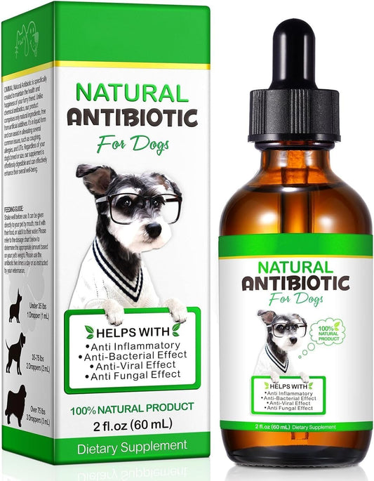 Antibióticos Naturales para Perros – Suplemento Herbal 60 ml