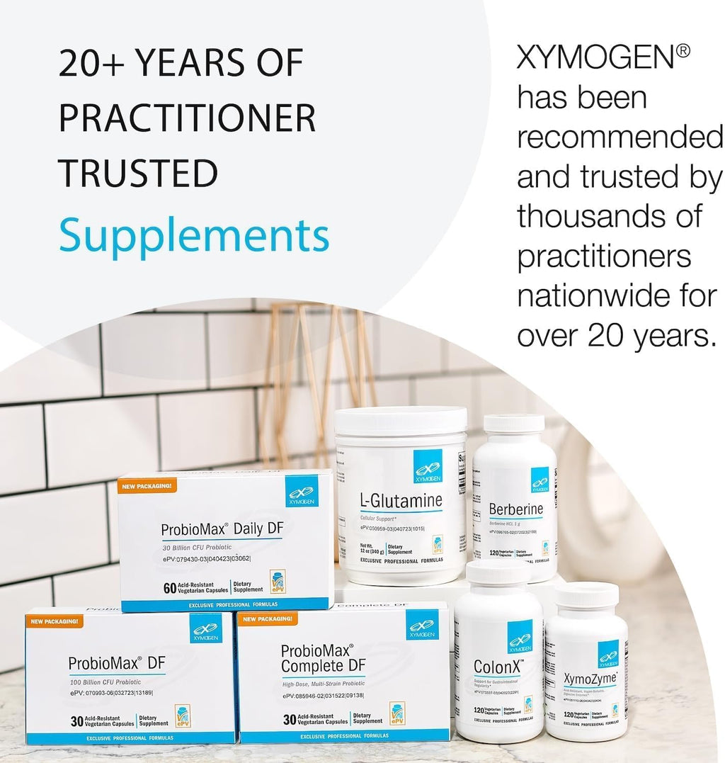 XYMOGEN DHEA Micronizada - 25 mg de Dehidroepiandrosterona - Apoyo Hormonal - Sin Gluten, Soja y Lácteos - 60 Comprimidos