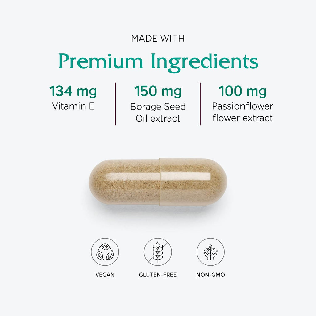 Vitanica Women's Phase I - Apoyo Premenstrual, 120 Cápsulas Veganas