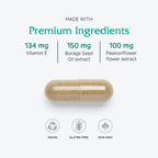 Vitanica Women's Phase I - Apoyo Premenstrual, 120 Cápsulas Veganas