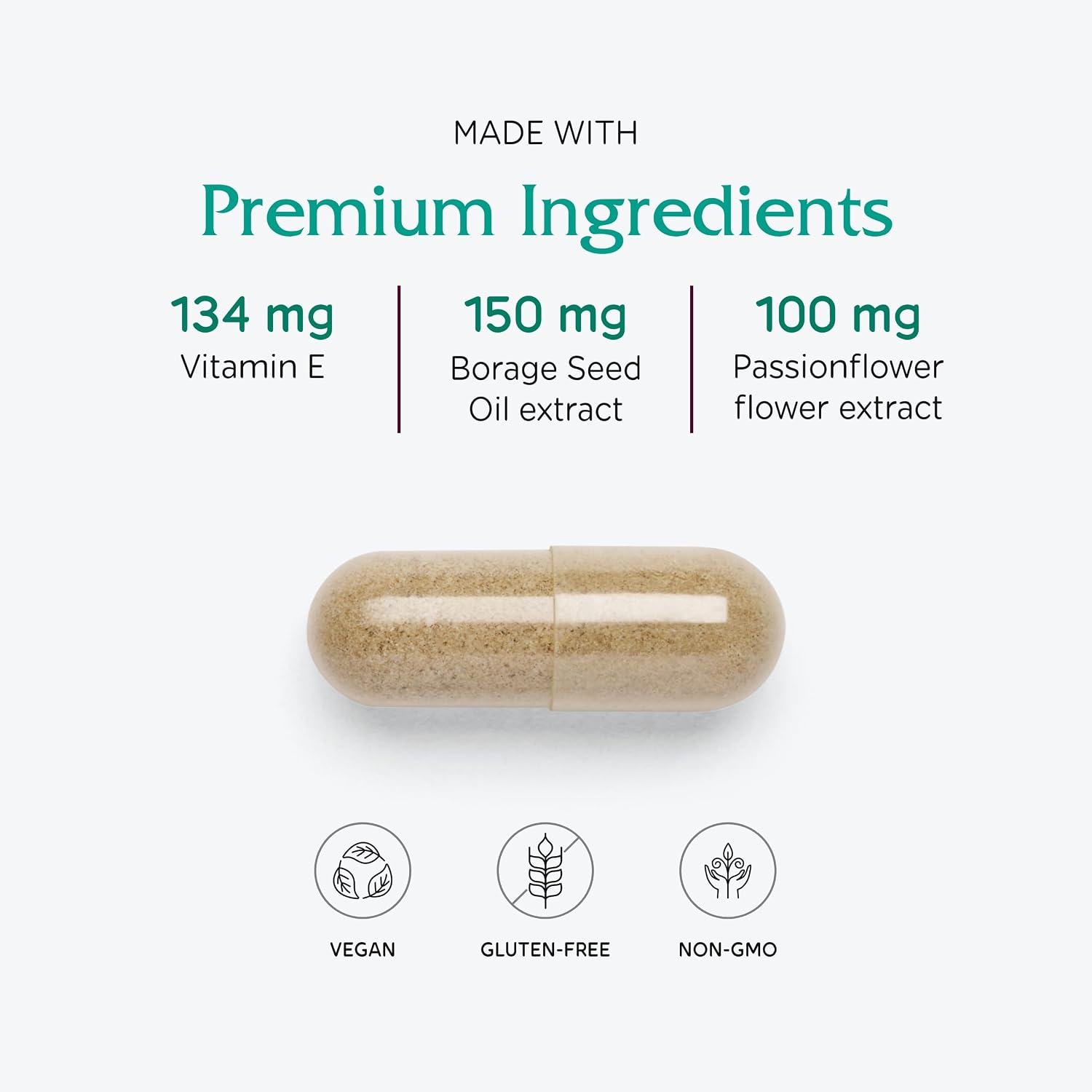Vitanica Women's Phase I, Apoyo Premenstrual, Vegano, 60 Cápsulas