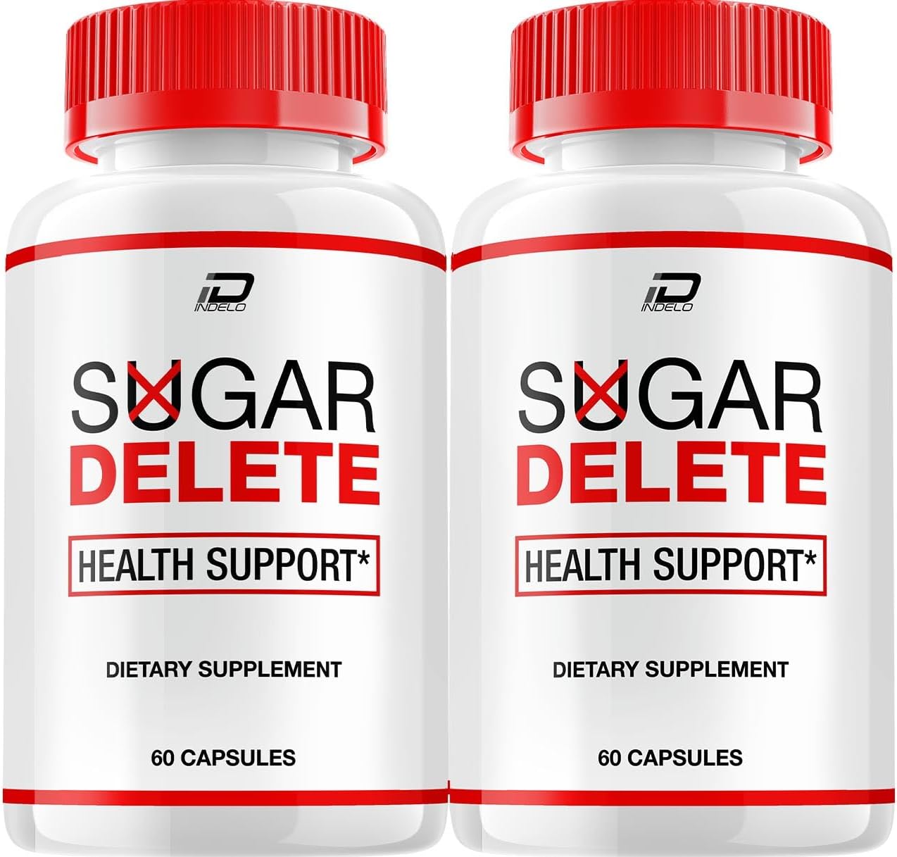 Cápsulas Sugar Delete – SugarDelete Sugar Optimizer Complemento Avanzado, Fórmula Totalmente Natural para Mantener Niveles Saludables, Máxima Potencia, 2 Paquetes (120 Cápsulas)