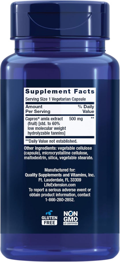 Life Extension Advanced Lipid Control - Extracto de Amla (Grosella India) - 60 Cápsulas – Image 2