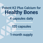 Life Extension Bone Restore Elite – Complemento de Calcio con K2, D3, Magnesio, Boro y Zinc