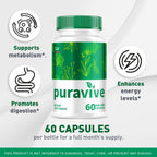 Puravive Cápsulas para Control de Peso (5 Paquetes, 300 Cápsulas)