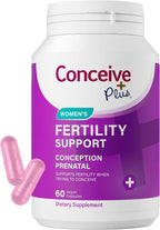 Conceive Plus Women's Fertility Support – Multivitamínico Prenatal para Concepción – 30 Días