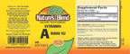 Nature's Blend Vitamina A 8000 UI - 100 Cápsulas Blandas