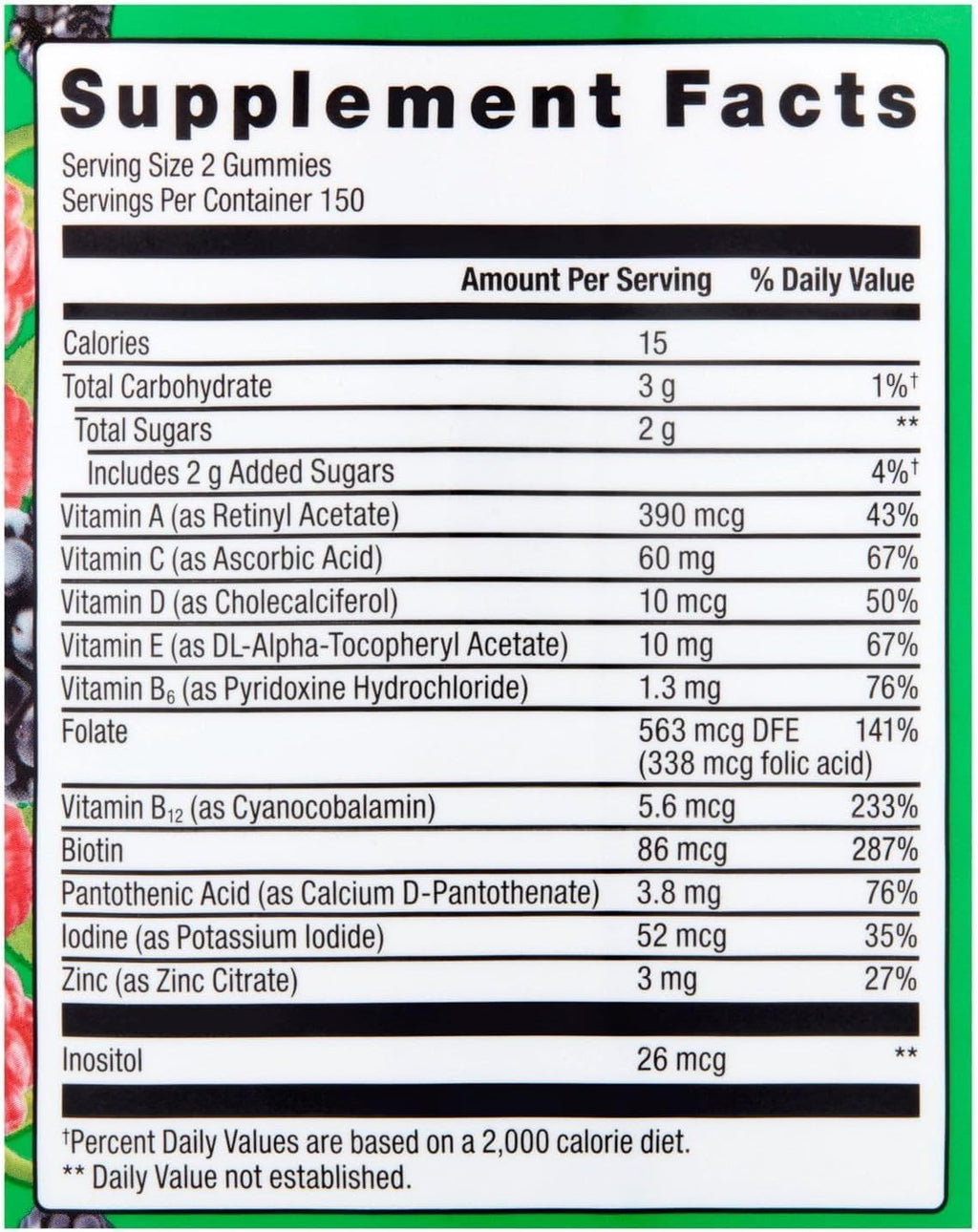 Equate Gominolas Multivitamínicas para la Salud General, Sabor Fruta Natural, 300 uds