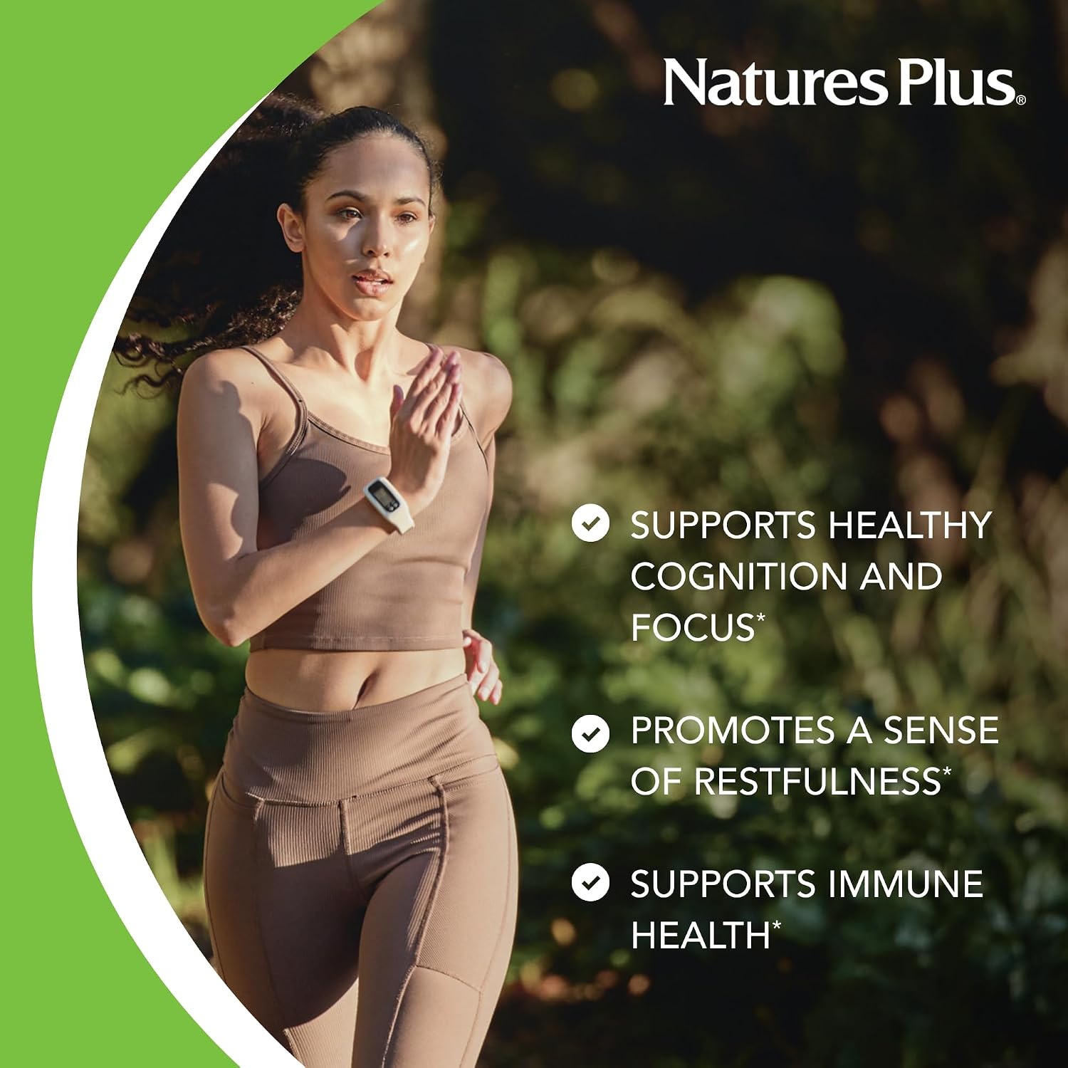 NaturesPlus PRO Suntheanine L-Teanina - 60 Cápsulas - Apoya la Calma Alerta y la Relajación Saludable