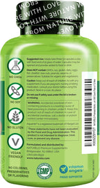NATURELO Postnatal Multivitamin - Suplemento para Madres Lactantes - Vitaminas Vegetales, Folato, Hierro Suave - 180 Cápsulas