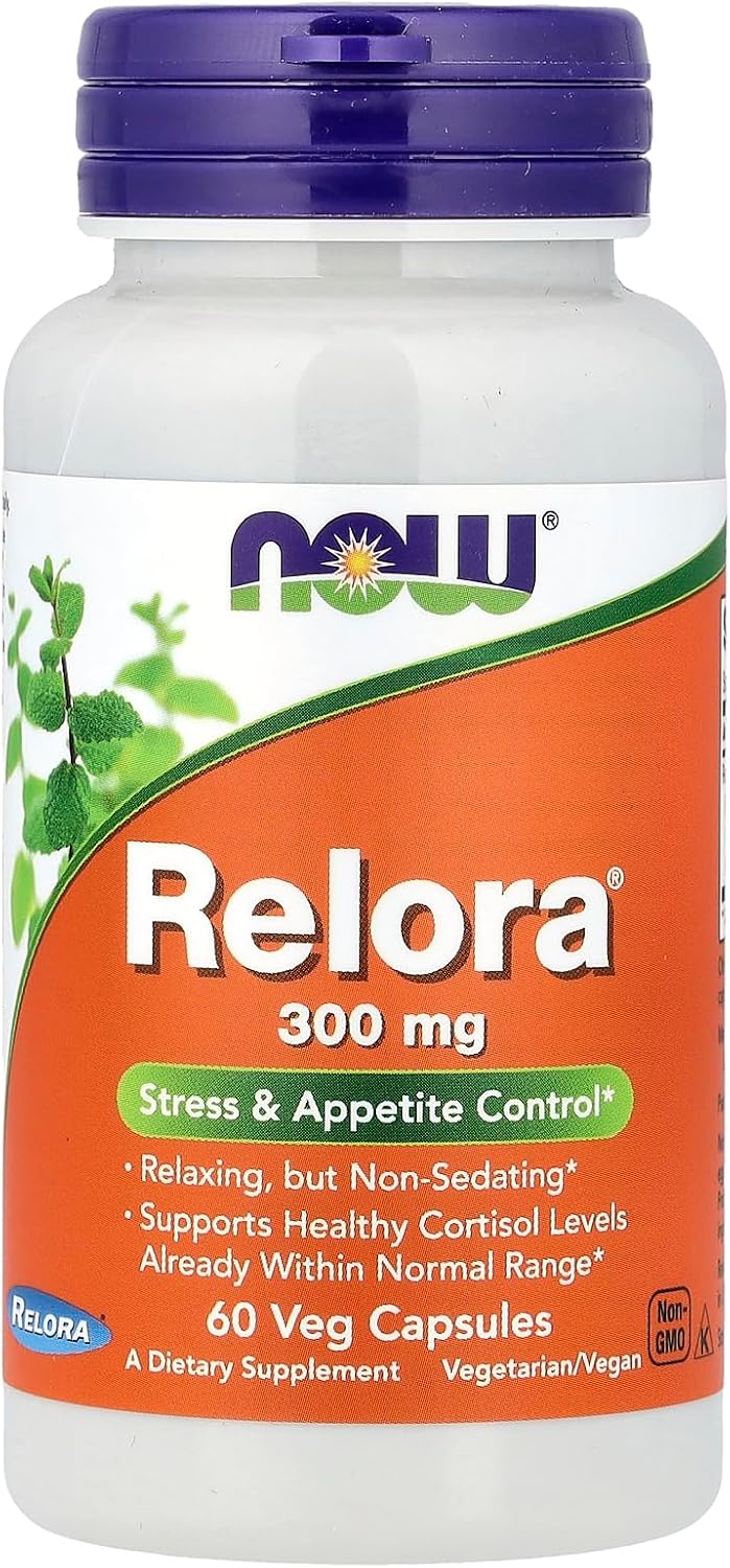 NOW Foods Relora, 300 mg, 60 Cápsulas Veganas