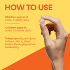 Nature's Way Alive! Multivitamínico masticable para niños con frutas y verduras, sabor cereza, 120 comprimidos