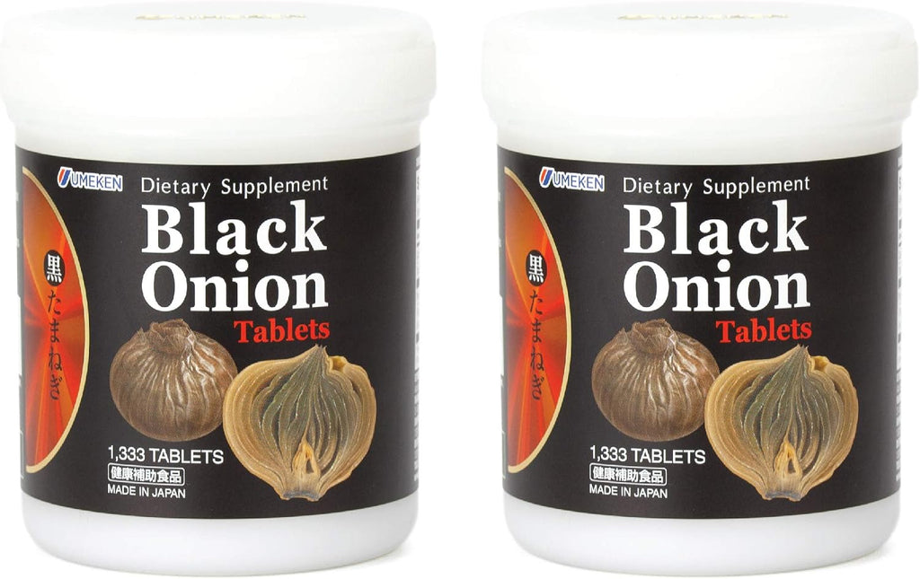 Umeken Cebolla Negra Fermentada - Concentrado con Quercetina y Antioxidantes, 1333 Comprimidos (2 Paquetes)