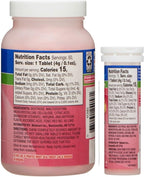 ReliOn Glucosa, 50 tabletas con tubo portátil, 10 tabletas (sabor a frutas)