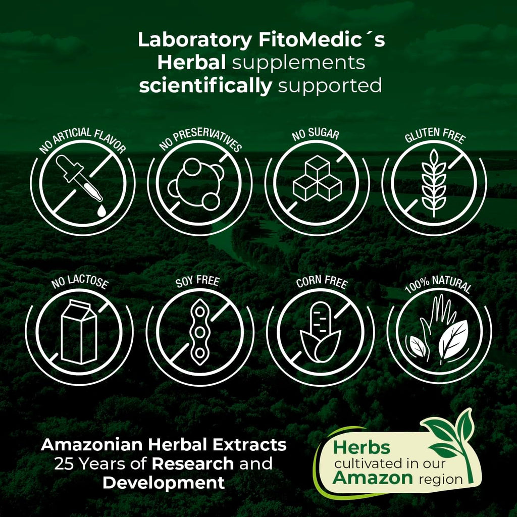 FITO MEDIC'S Lab Corteza de Olmo Americano, 200 Cápsulas, Suplemento Herbal