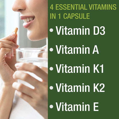 Peak Performance Vitaminas A, D3, E, K – – Vitamina E: contribuye a la protección de las células frente al daño – Image 3