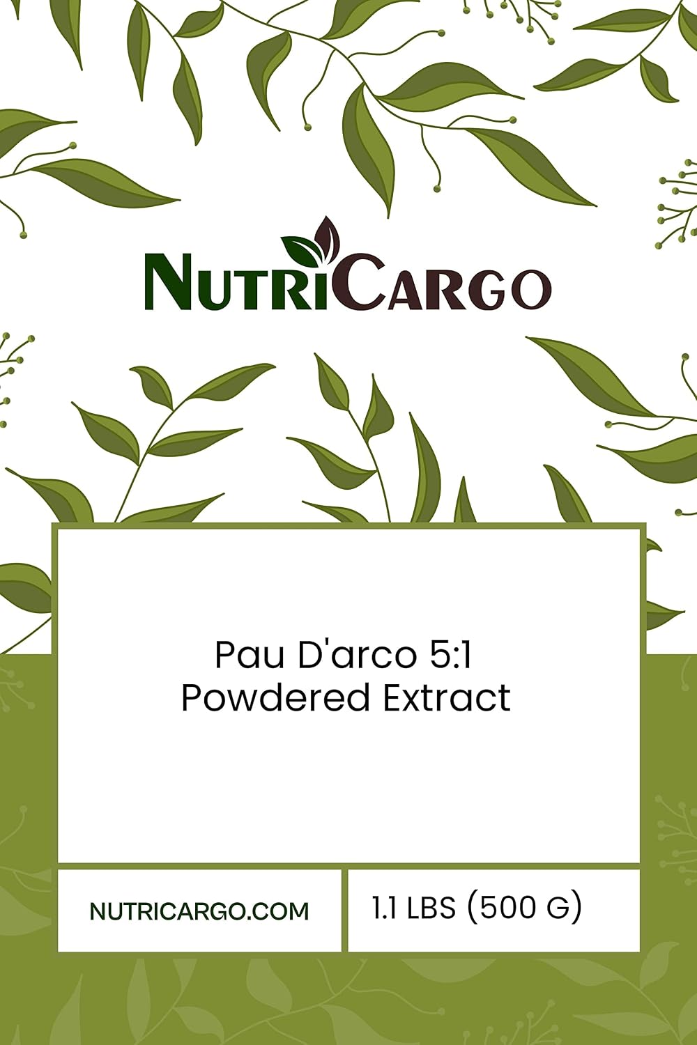 Pau D'Arco 5:1 Extracto en Polvo 1.1 LBS (500 g)