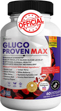Gluco Proven Max, Suplemento de Bienestar Diario con Vitaminas y Minerales, 60 Cápsulas
