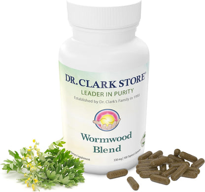 Dr Clark Superblend Cápsulas de Artemisa y Quasia - 330 mg, 100 Cápsulas Vegetarianas – Image 1