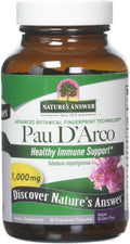 Nature's Answer PAU D'Arco, 90 Cápsulas Vegetarianas (500 mg por Cápsula)
