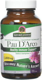 Nature's Answer PAU D'Arco, 90 Cápsulas Vegetarianas (500 mg por Cápsula)