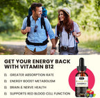 Complex Vitamina B12 10000 mcg | Gotas Sublinguales Veganas con Metilcobalamina, Adenosilcobalamina e Hidroxocobalamina | Sabor a Bayas Mixtas