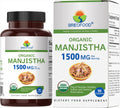 Brieofood Manjistha Orgánica 1500mg, 90 Comprimidos Vegetarianos