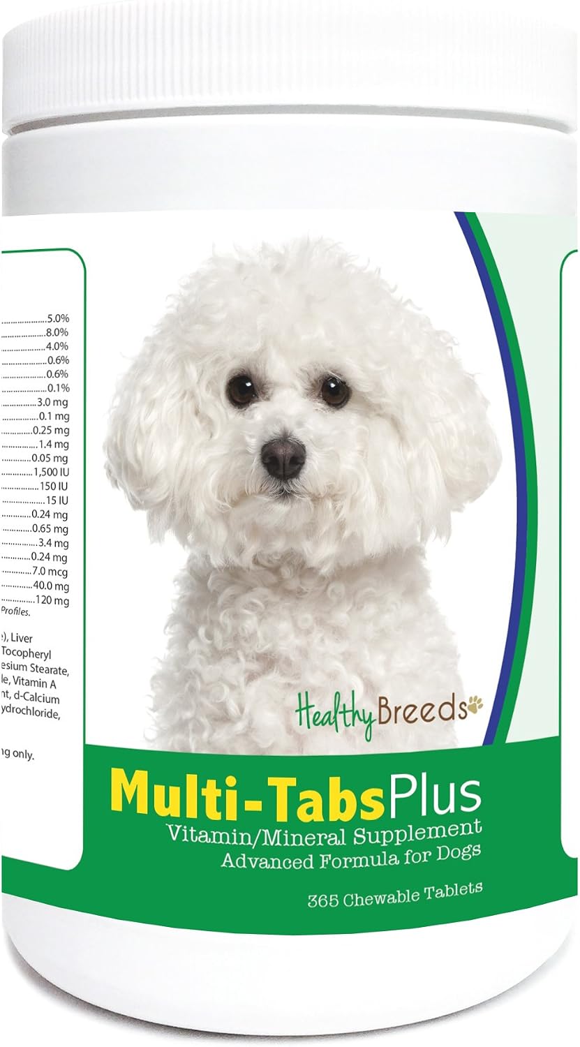 Healthy Breeds Bichon Frise Multi-Tabs Plus - 365 Comprimidos Masticables