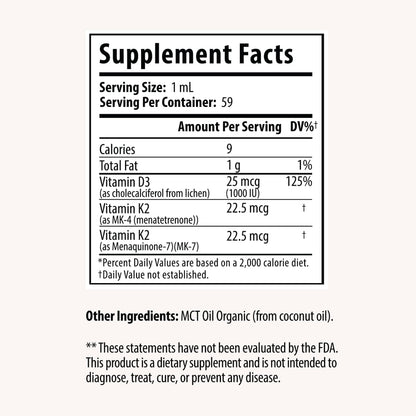 Drop Vitamina D3 + K2 Gotas Líquidas, 1000 – La vitamina D contribuye al mantenimiento de los niveles normales de – Image 2