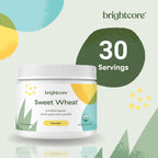 Brightcore Sweet Wheat - Polvo de jugo de pasto de trigo, 90 gramos