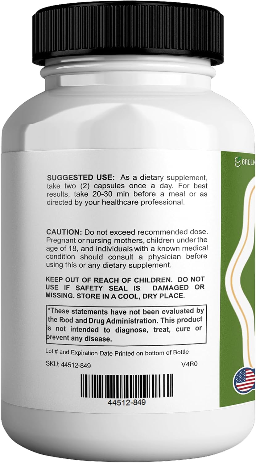 Gluco Blood Sugar Switch Max - Complejo Avanzado para el Mantenimiento de los Niveles de Glucosa, 60 Cápsulas