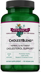 Vitanica CholestBlend - Berberina, Arroz de Levadura Roja y Bergamota Naranja - 90 Cápsulas Veganas