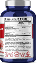 NusaPure Alga Roja Marina Cápsulas, 250 mg, 200 Cápsulas Veganas (Sin Soja, No Transgénico)