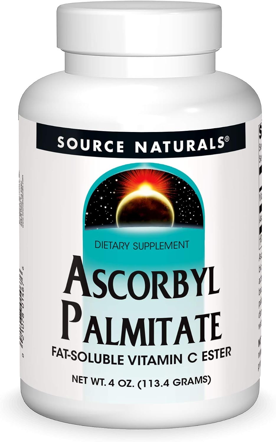 Source Naturals Ascorbil Palmitato - Vitamina C Liposoluble en Polvo, 57 g
