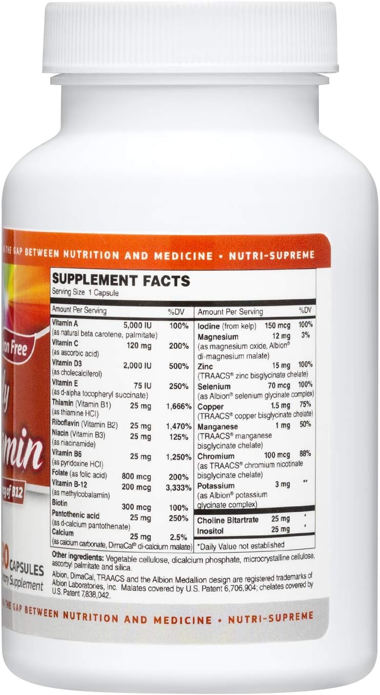 Nutri Supreme Research Once Daily Multi - Vitamin 90 Cápsulas