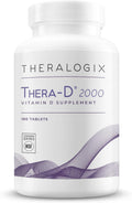 Theralogix Thera-D 2000 - 2000 IU (50 mcg) Vitamina D3 - 180 Comprimidos