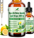 Myo & D-Chiro Inositol para Mujeres - Complejo 40:1 con Multivitaminas y Hierbas - Gotas Líquidas