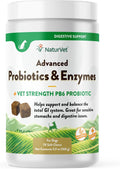 NaturVet Probióticos y Enzimas Avanzados PB6 - Masticables Blandos para Perros - Sabor Bacon Ahumado - 70 Unidades