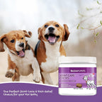 HERBION Pets Masticables Articulares con Glucosamina y Cúrcuma, 120 unidades