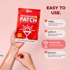 CHEAL Party Recovery Patches - 12 Parches - Recuperación Post-Fiesta - Complejo B - 100% Natural - Transparente e Impermeable