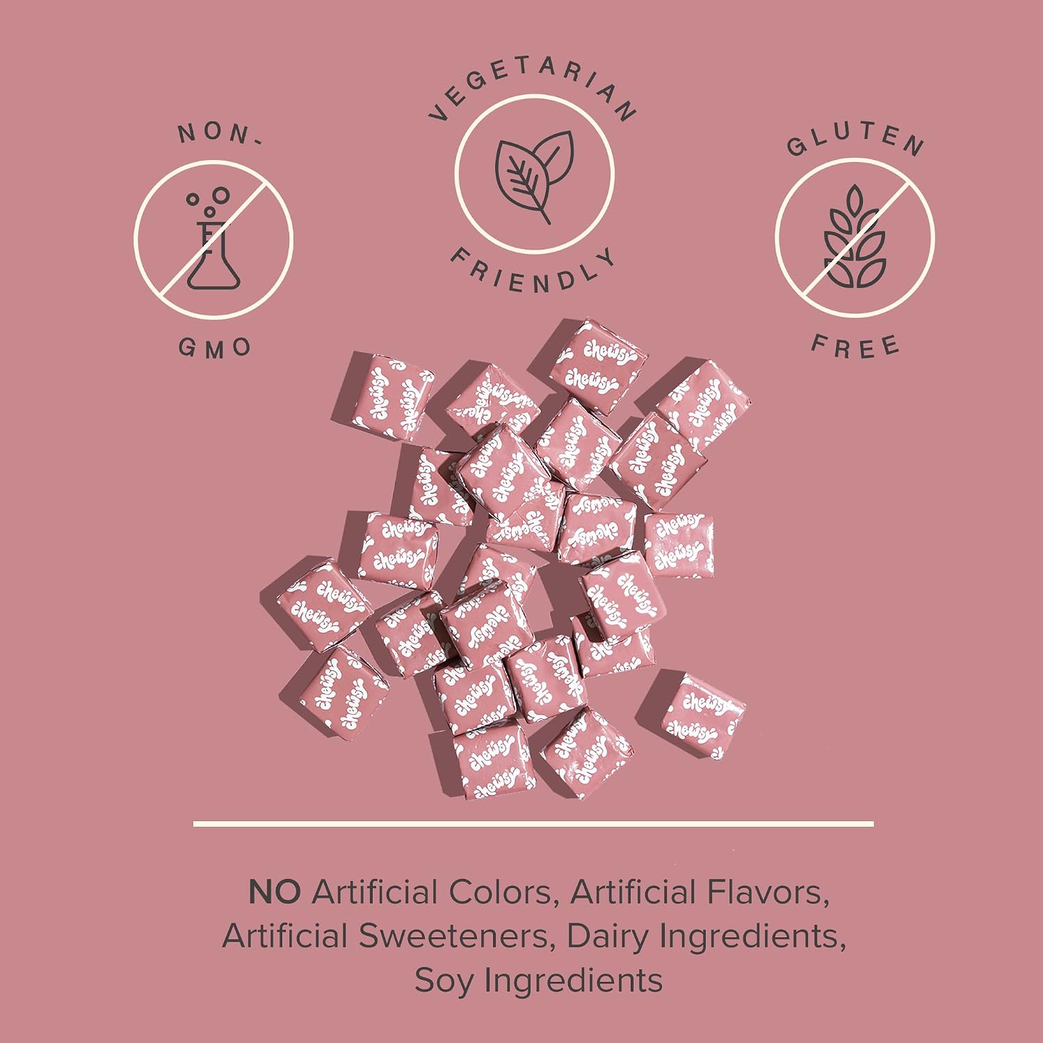 Chewsy Multivitamínico para Mujeres – 23 Nutrientes con Probióticos, Biotina y Arándano – 30 Días