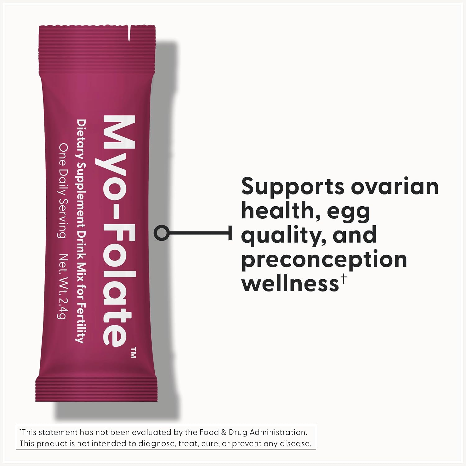 Fairhaven Health Folato y Myo-Inositol en Polvo - 30 Sobres