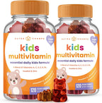 NutraChamps Gominolas Multivitamínicas para Niños | Sin Azúcar | 120 Gominolas | Vegano y Sin OGM | Sabores Fresa, Maracuyá, Melocotón y Cereza