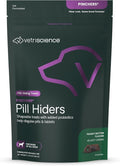 VetriScience Extra Large Pinchers Pill Hiders - Envoltura para pastillas con probióticos para perros, sabor a mantequilla de cacahuete, 45 unidades